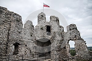 Ogrodzieniec, medieval castle ruins in Silesia, Poland