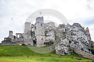 Ogrodzieniec, medieval castle ruins in Silesia, Poland