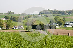 Ohio Amish country scene