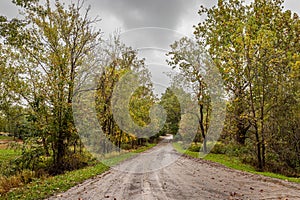Ohio Rural Dirt Road
