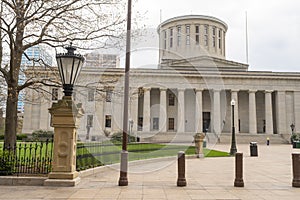 The Ohio Statehouse Grounds in the Downtown Urban Core of Columbus