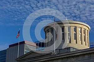 Ohio Statehouse State Capitol Building on a Sunny Day