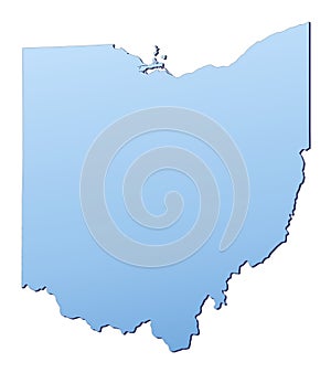 Ohio (USA) map