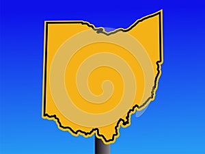 Ohio warning sign