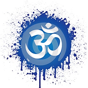 Ohm in Blue Spatter