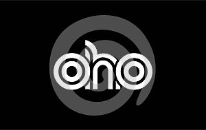 OHO Creative Unique Modern Letter Logo Design