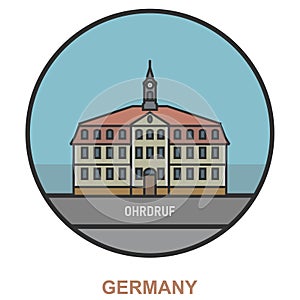 Ohrdruf. Cities and towns in Germany