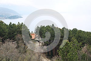 Ohrid lake seen from King Samuil fortress