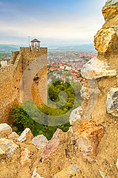 Ohrid, North Macedonia town, fortress of tzar samuel