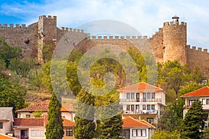 Ohrid, North Macedonia town, fortress of tzar samuel