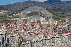 Ohrid town as seen from the castle Samuil