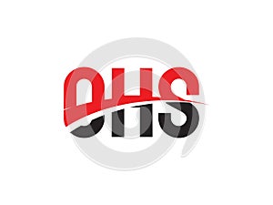 OHS Letter Initial Logo Design Vector Illustration photo