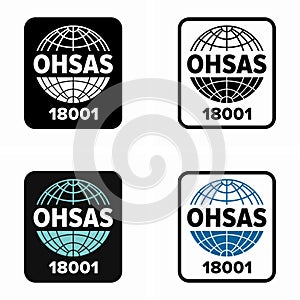 OHSAS 18001 standard information sign