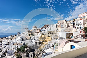 Oia panorama (Santorini - Greece) photo