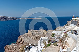 Oia - Santorini Cyclades Island - Aegean sea - Greece