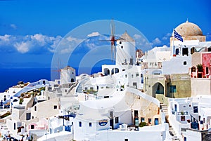 Oia on Santorini Island photo