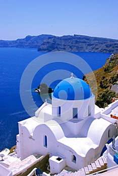 Oia on Santorini Island photo