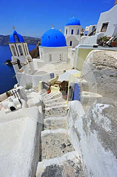 Oia Santorini (Thira) Greece - island white