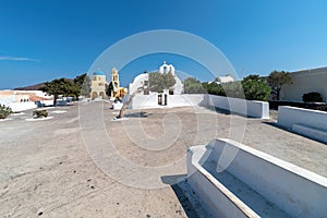 Oia village - Santorini Cyclades Island - Aegean sea - Greece