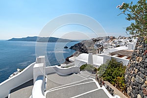 Oia village - Santorini Cyclades Island - Aegean sea - Greece