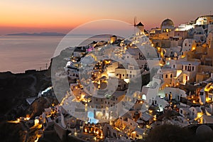 Oia Village, Santorini, Greece,