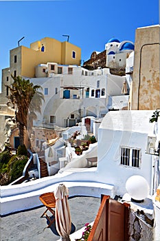 Oia village at Santorini, Greece