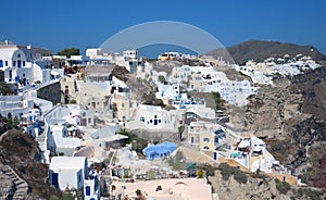 Oia village on Santorini island