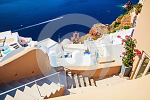 Oia village on Santorini island