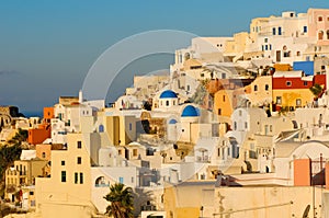 Oia village at Santorini island, Greece