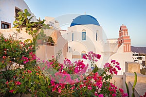 Oia village on Santorini island, Greece.