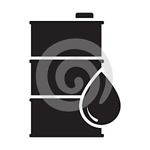 Oil barrel vector icon for graphic design, logo, web site, social media, mobile app, ui illustration photo