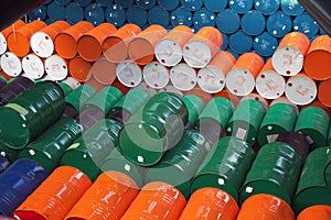 Oil barrels photo