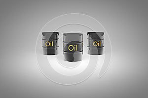 Oil barrels 3D