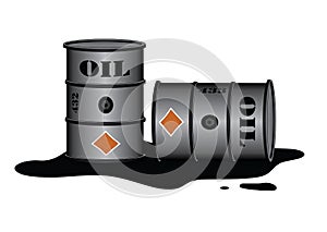 Oil barrels