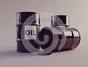 Oil Barrels Concept
