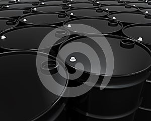 Oil Barrels Isolated photo