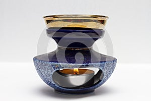 Oil burner on a white background.