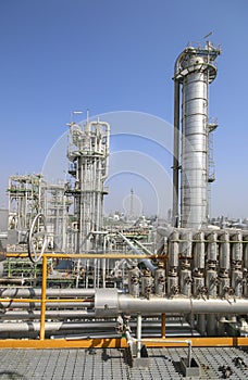 Oil and chemical industrial plant