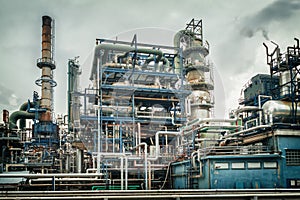 Oil and chemical industry plant