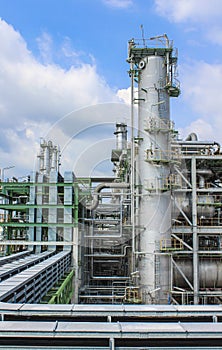 Oil and chemical structure plant