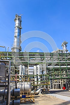 Oil and chemical structure plant