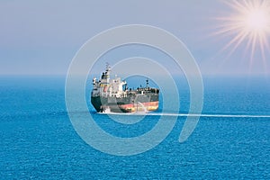 Oil/Chemical Tanker in the Sea