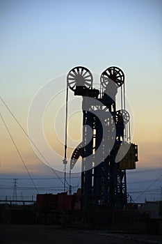 oil drilling rig