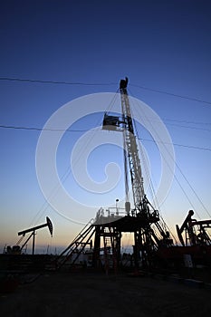 oil drilling rig