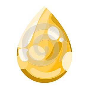 Oil drop icon vector