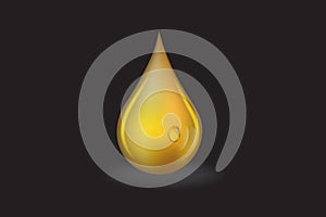 Oil drop isolated logo vector web image