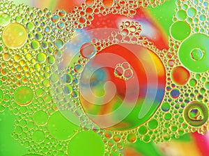 Oil drops background