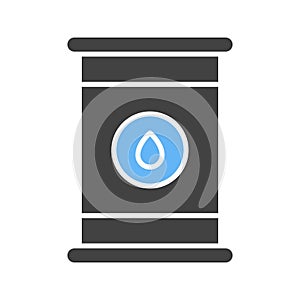 Oil Drum icon vector image.