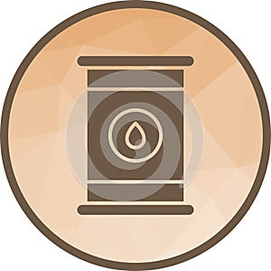 Oil Drum icon vector image.