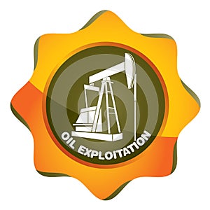Oil exploitation station
